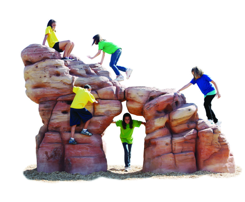 Medium & Large Sandstone Back View